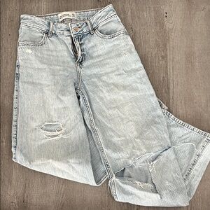 Abercrombie Kids Light Blue Distressed Jeans